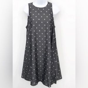 Chealsea & Theodore Sleeveless Tencel Star Print Plus Size Dress